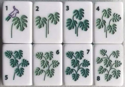 Going Green Mahjong Tiles