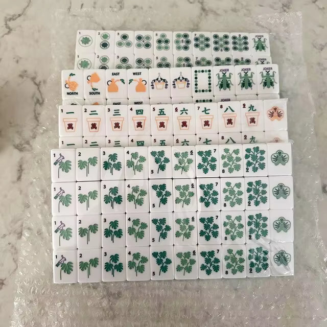 Going Green Mahjong Tiles