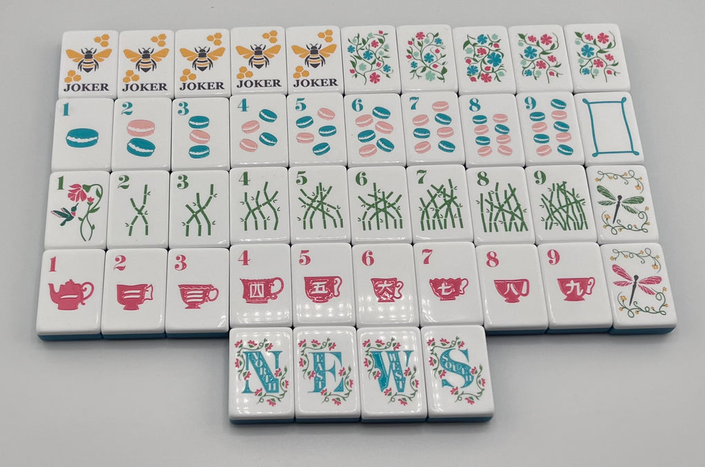 French Cafe American Mahjong Tiles