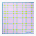Pink, Blue and Yellow Plaid Majong Mat