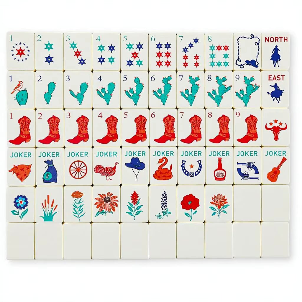 Rodeo American Mahjong Tiles