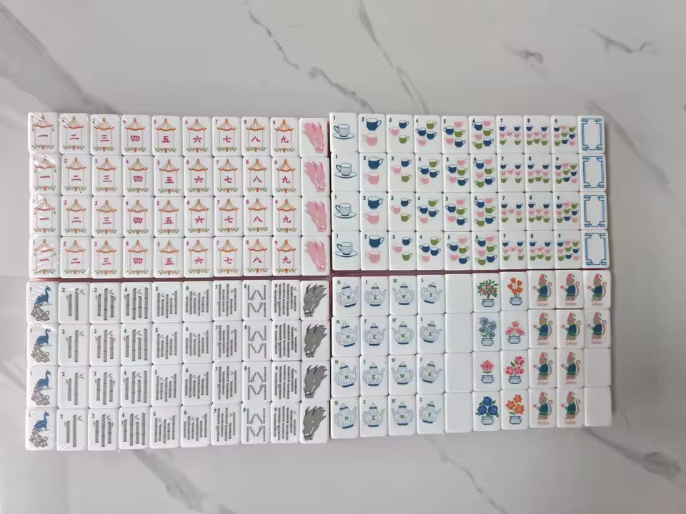 Play Like a Girl American Mahjong Tile Set