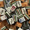 Burl Wood Pattern American Mahjong Tile Set