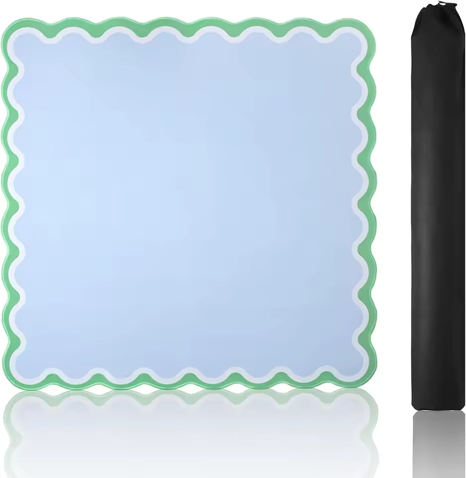 Scalloped Mahjong Table Mat