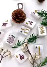 The White Pearl American Mahjong Tile set