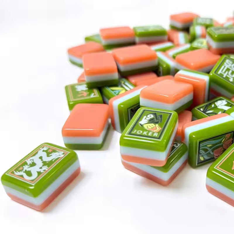 Modern Art Deco American Mahjong Tile Set