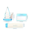 Canvas Tote Bag Set for Mahjong - Blue