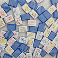 Cross Stitch and Ribbons American Mahjong Tile Set