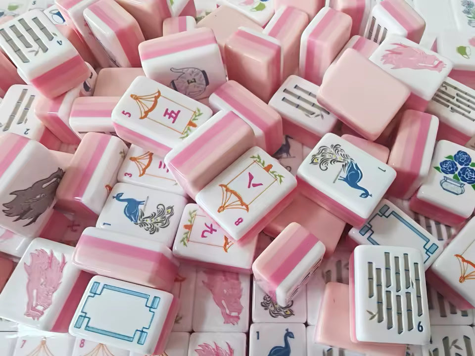 Play Like a Girl American Mahjong Tile Set