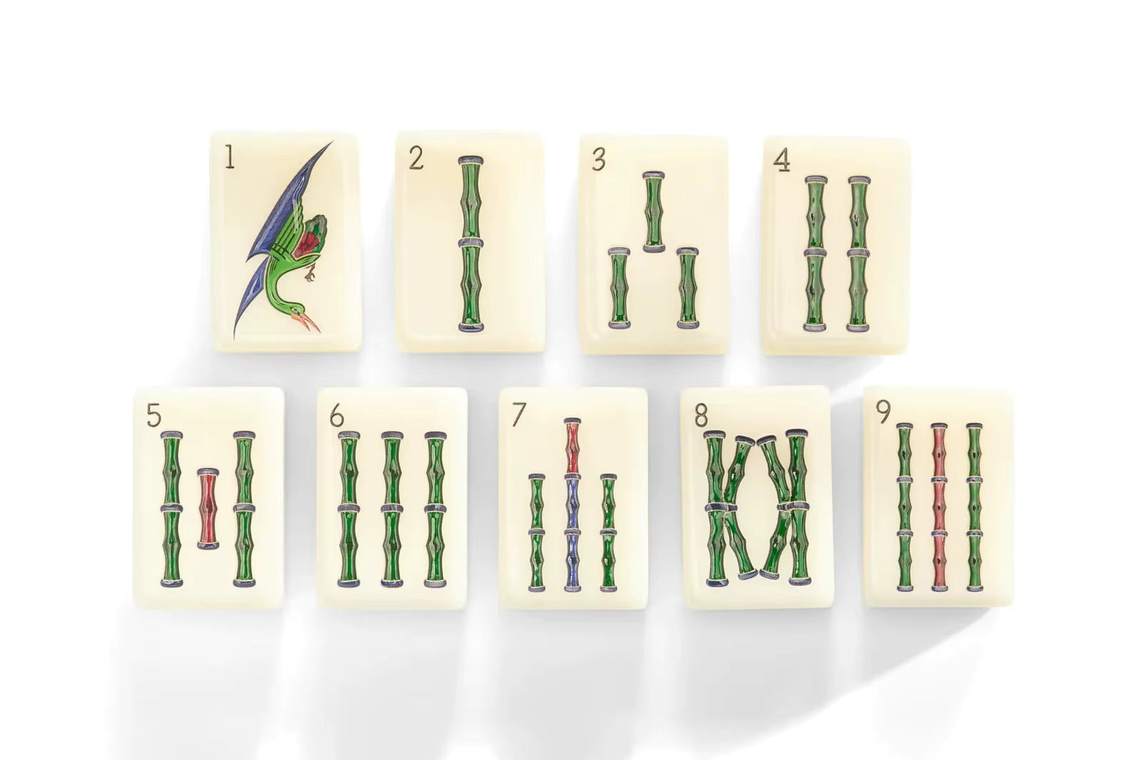XL Asian Garden American Mahjong Tiles