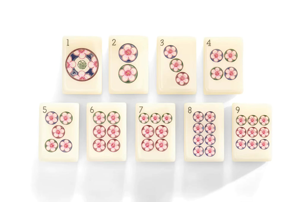 XL Asian Garden American Mahjong Tiles
