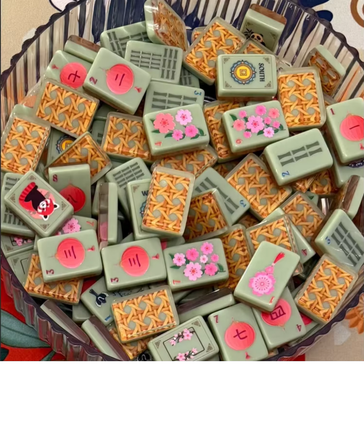 Baby Panda American Mahjong Tiles