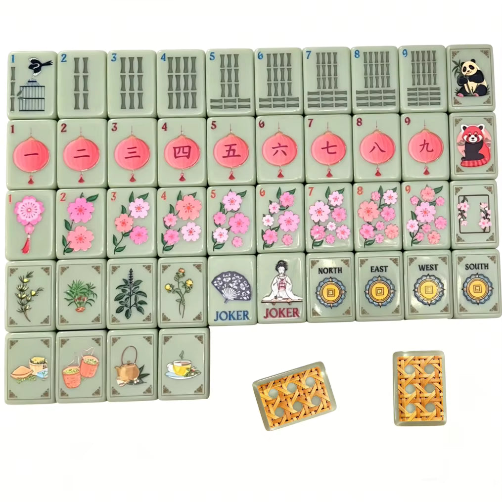 Baby Panda American Mahjong Tiles