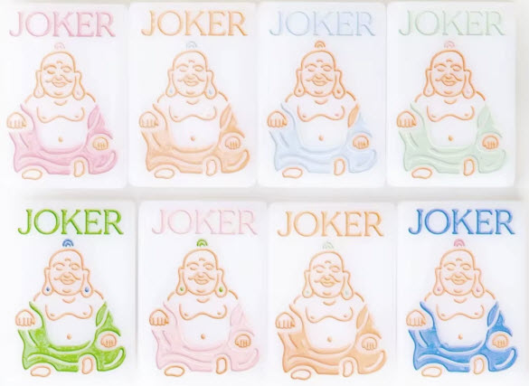 Pure White Pretty American Mahjong Tiles