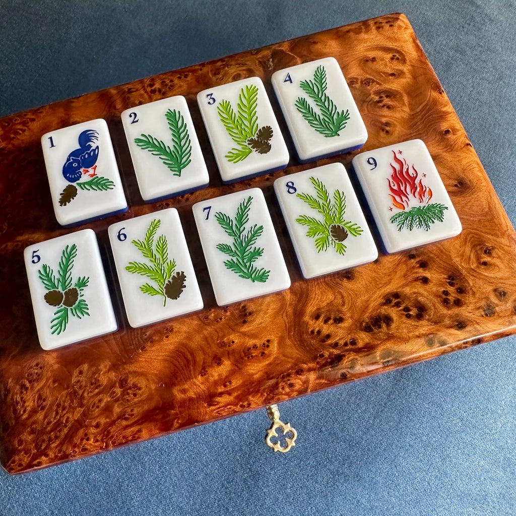 Let's Go Camping American Mahjong Tiles