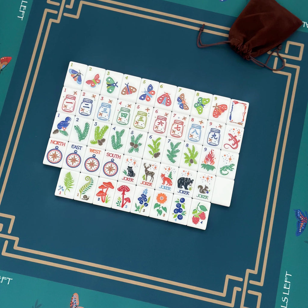 Let's Go Camping American Mahjong Tiles