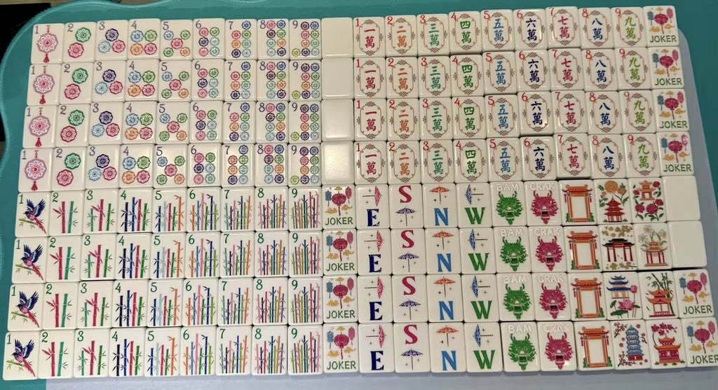 A Load a Pagodas Mahjong Tiles