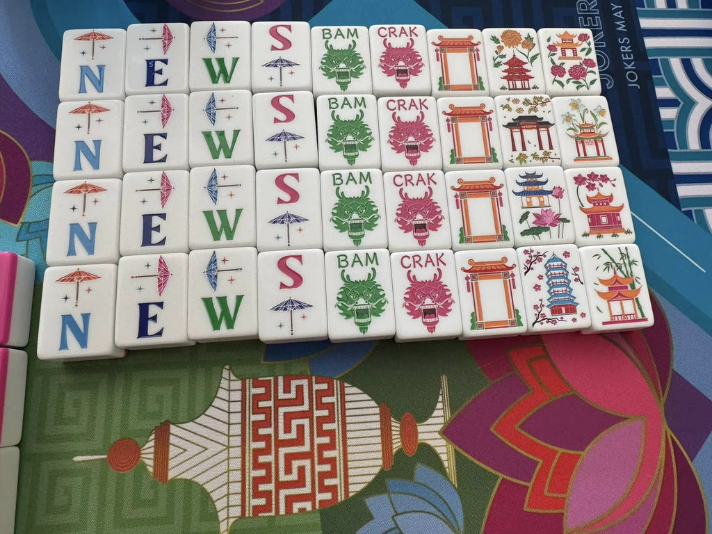 A Load a Pagodas Mahjong Tiles