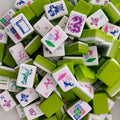 Serene Green American Mahjong Tile Set