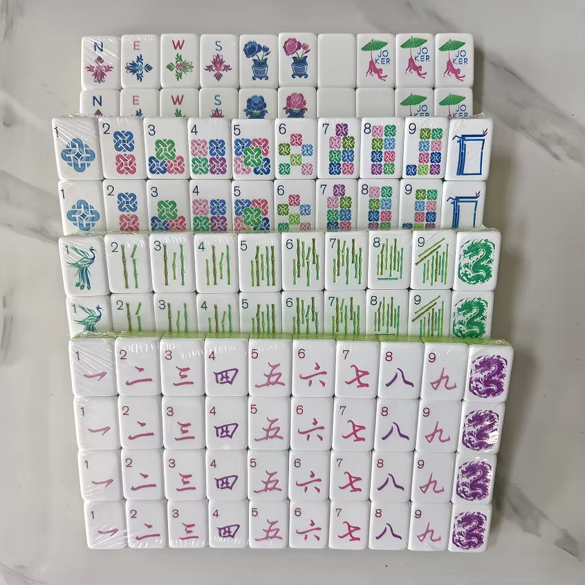 Serene Green American Mahjong Tile Set