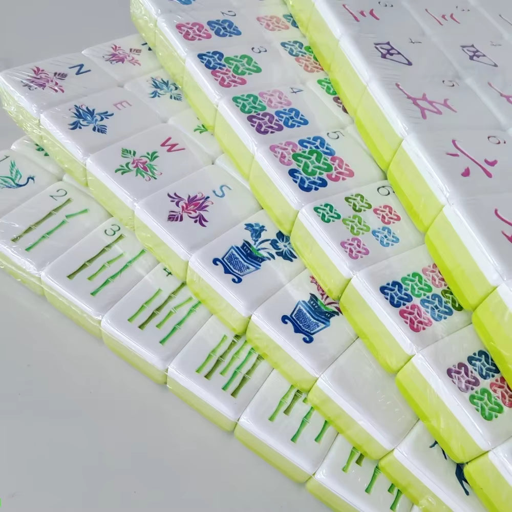 Serene Green American Mahjong Tile Set