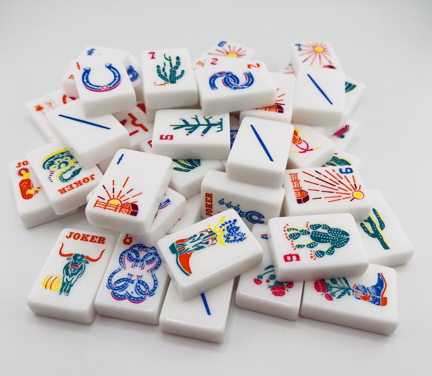 Cowgirl Up  Mahjong Tiles