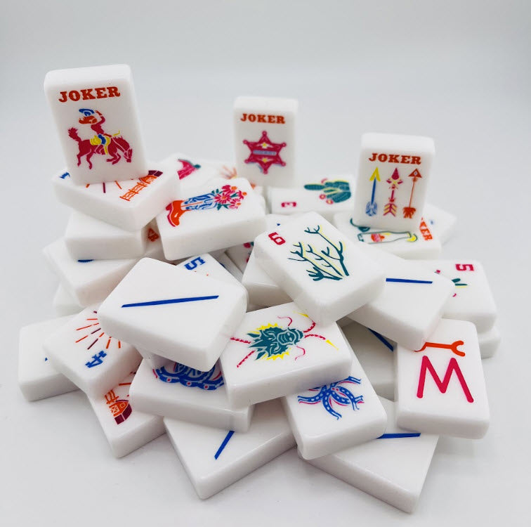 Cowgirl Up  Mahjong Tiles