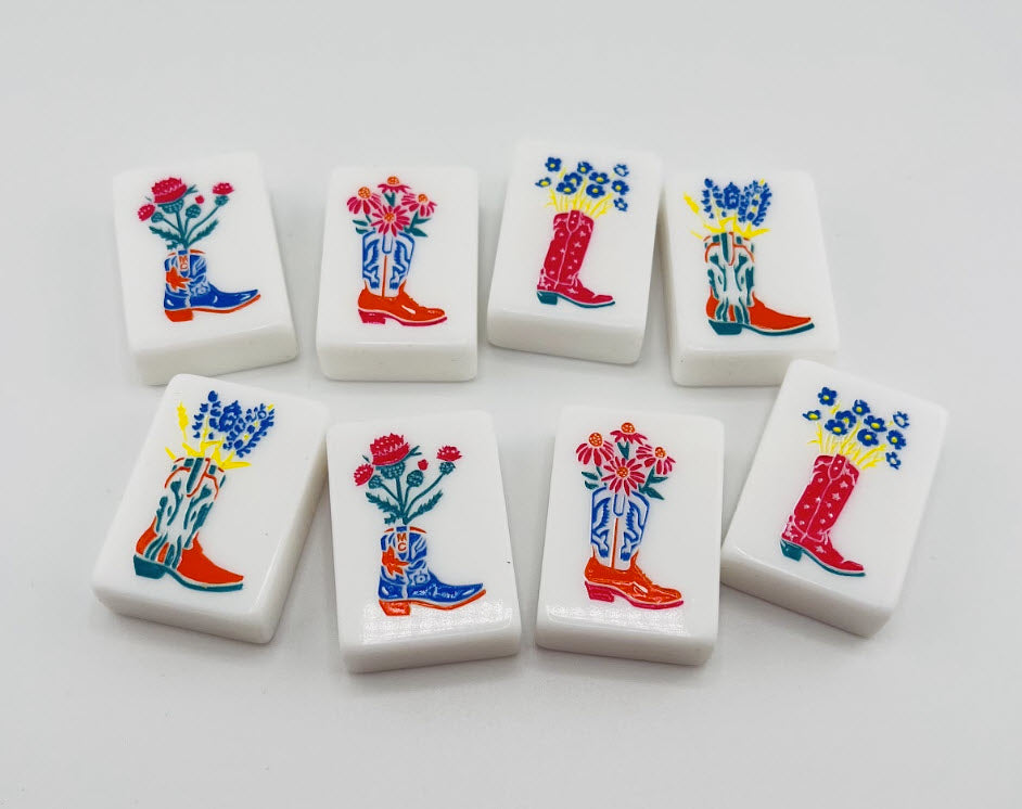 Cowgirl Up  Mahjong Tiles
