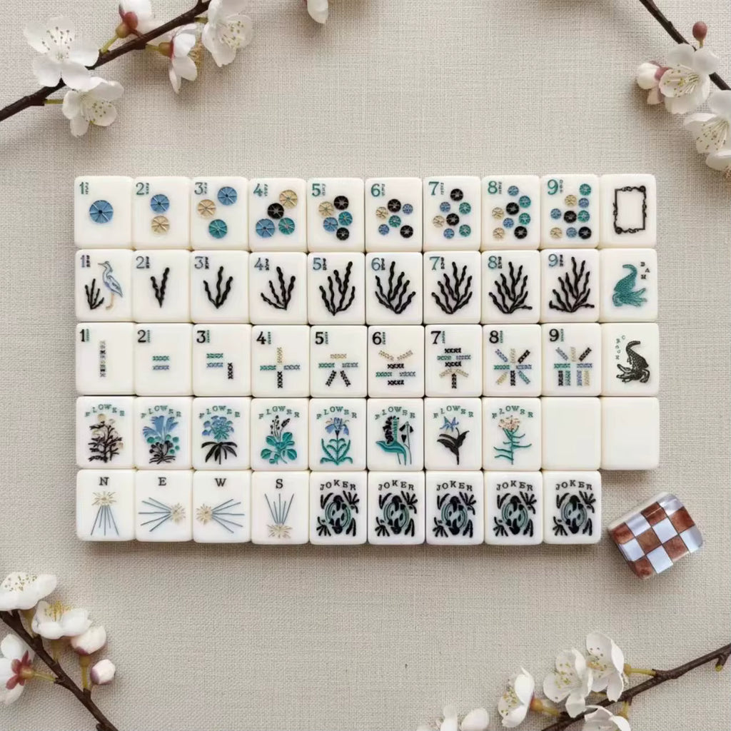 See You Later Aligator American Mahjong Tiles