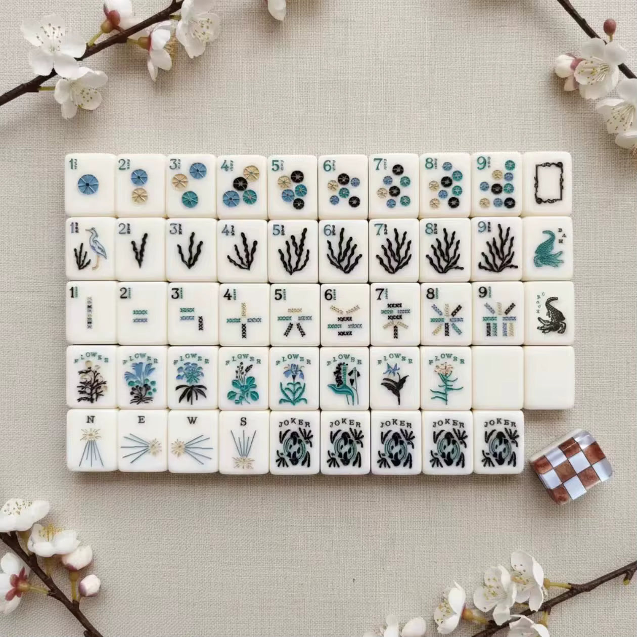 See You Later Aligator American Mahjong Tiles