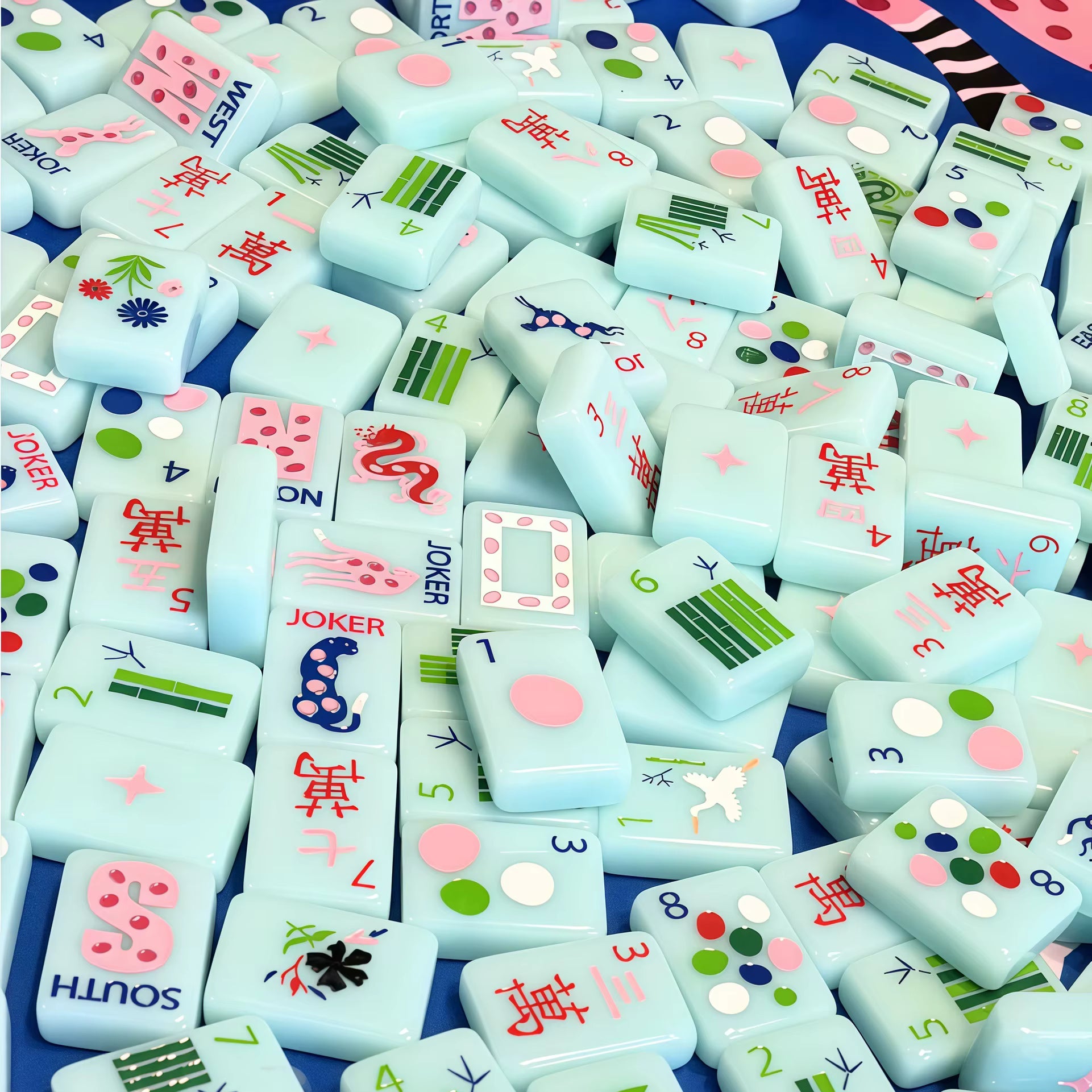 Dot to Dot  American Mahjong Tiles