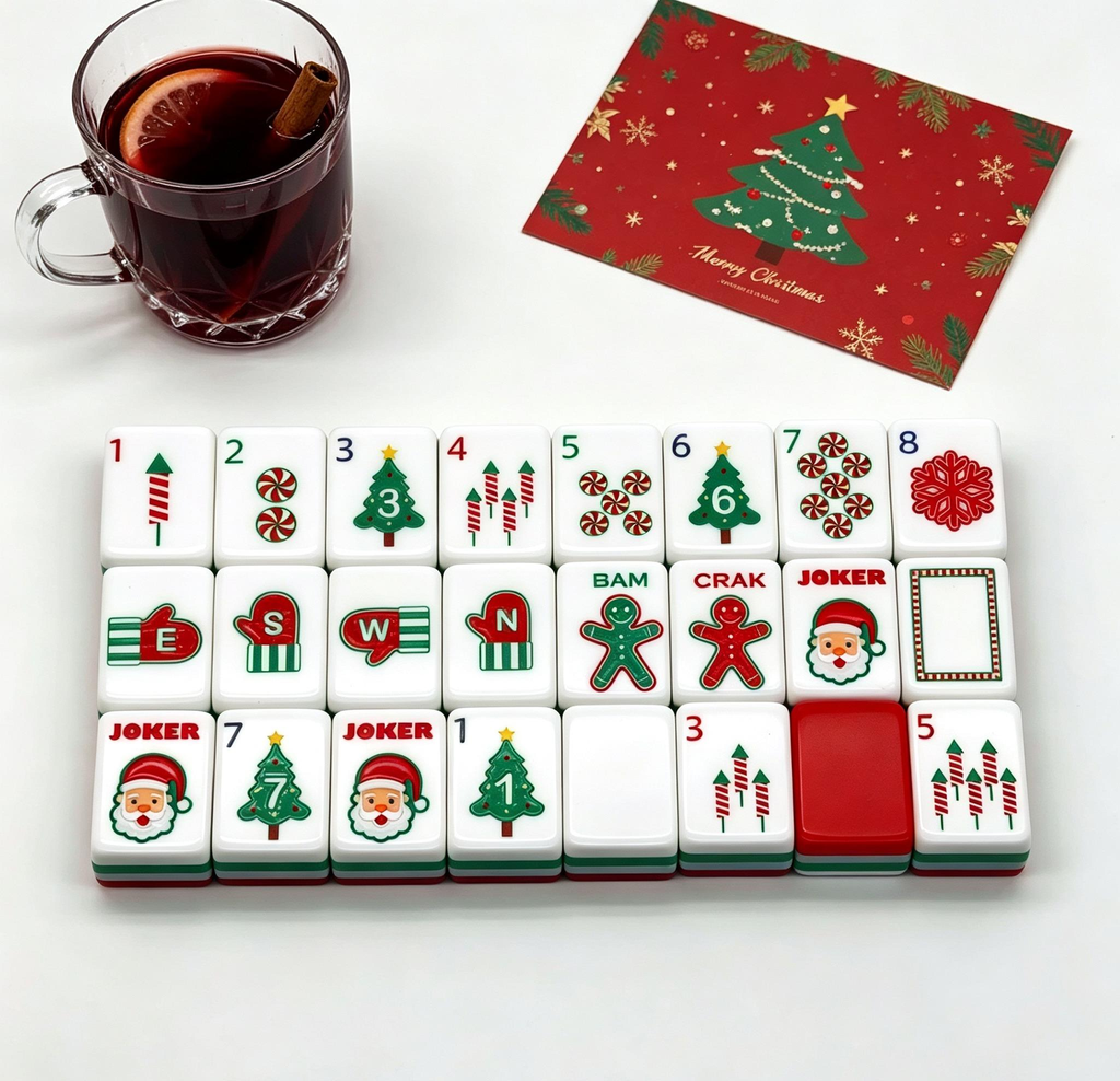 Christmas American Mahjong Tiles