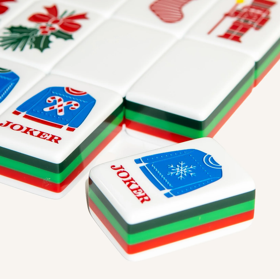 Christmas Light Show Mahjong Tiles