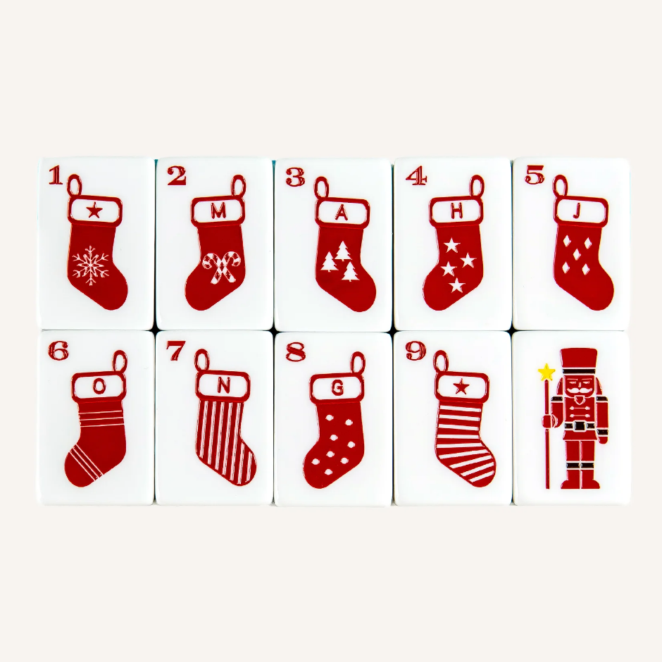 Christmas Light Show Mahjong Tiles