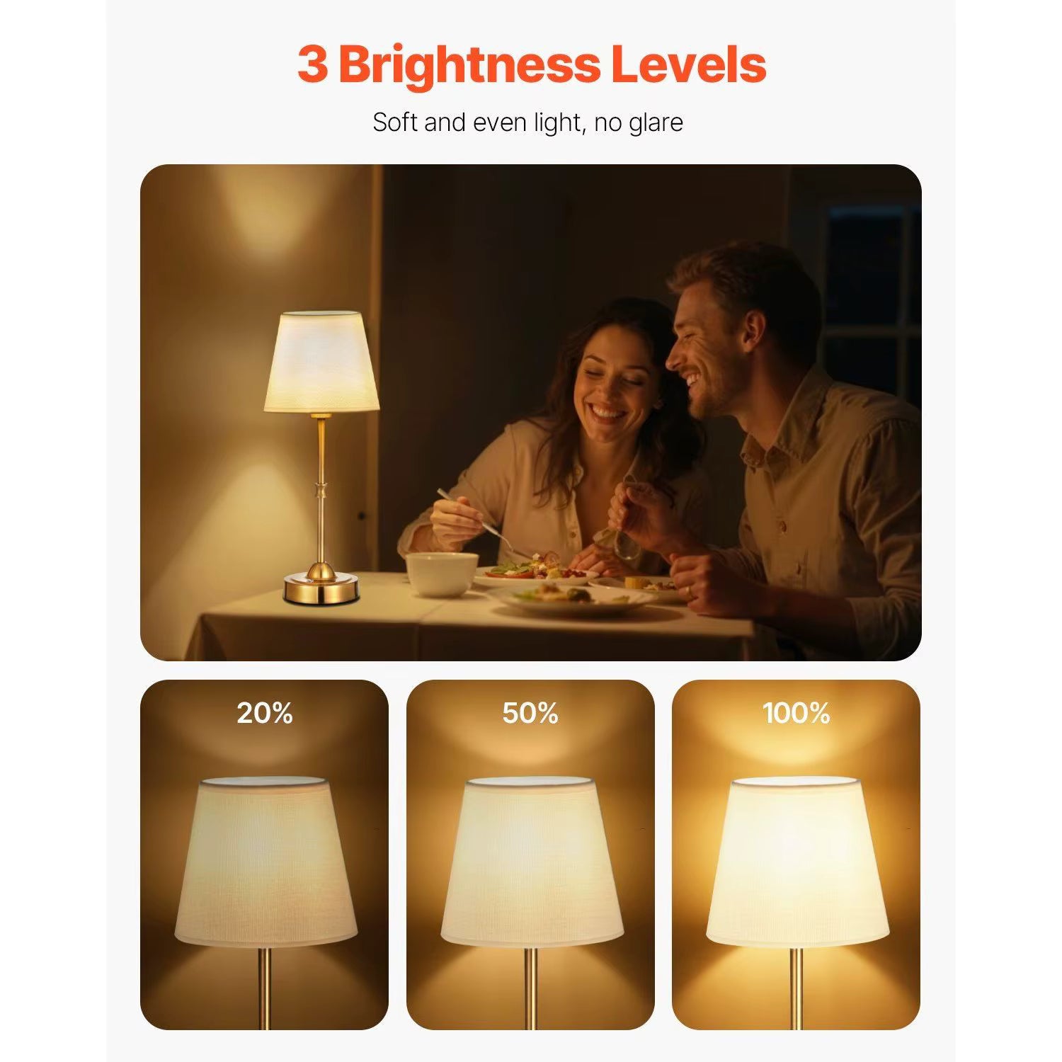 Cordless Rechargeable Table Lamp for your Mahjong Table