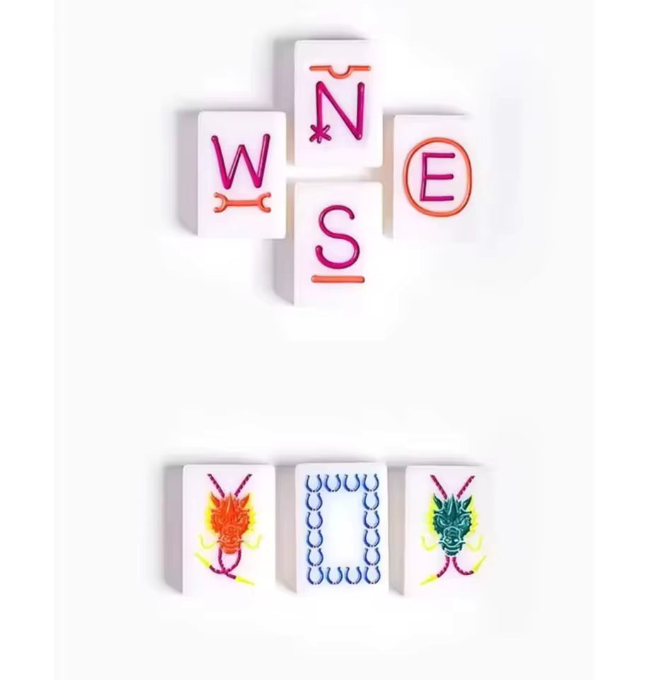 Cowboy Up American Mahjong Tiles