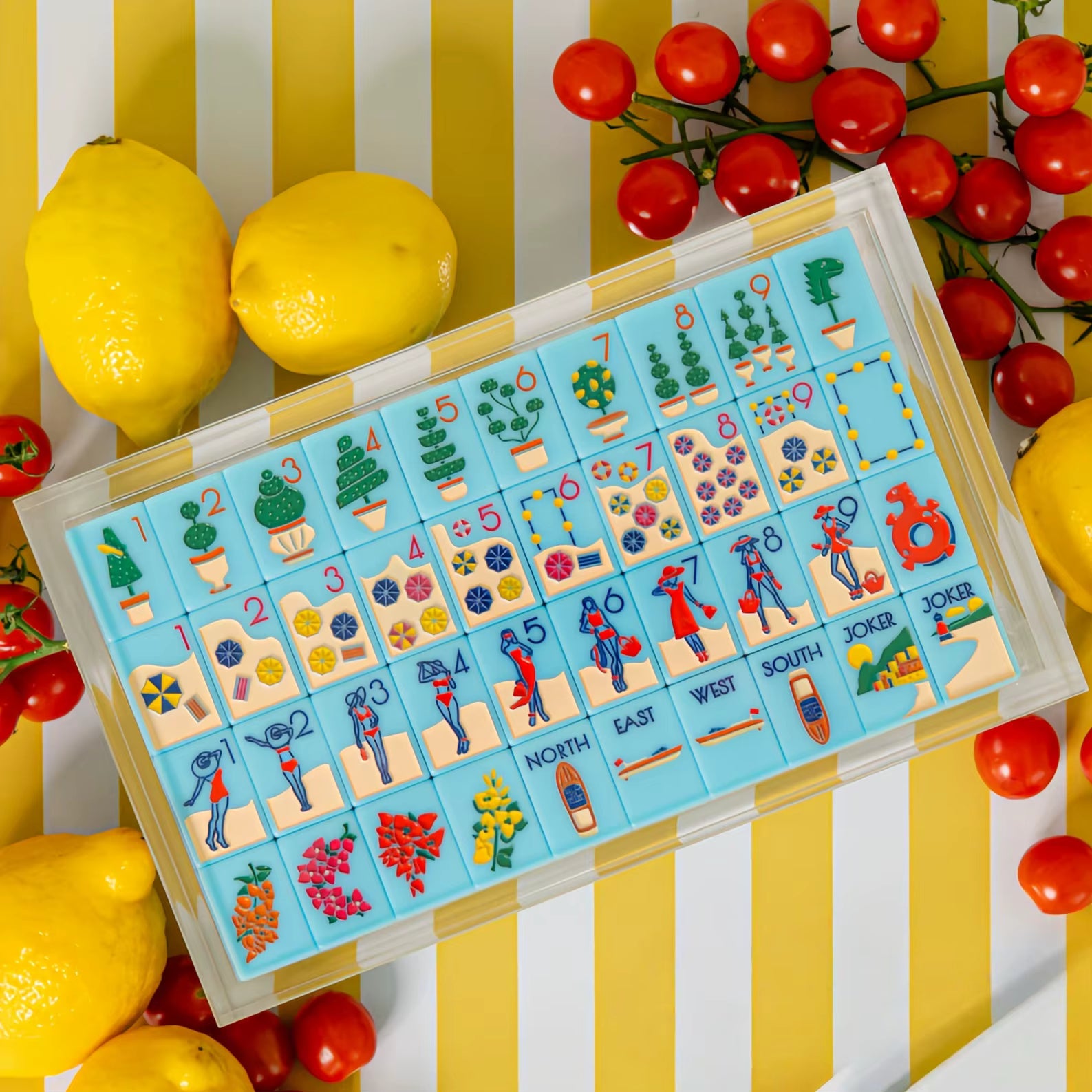 Beautiful Day American Mahjong Tiles