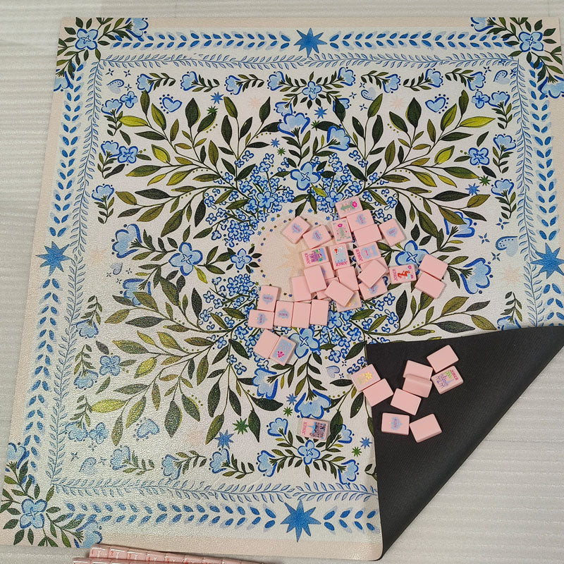 Forget Me Not Mahjong Table Mat