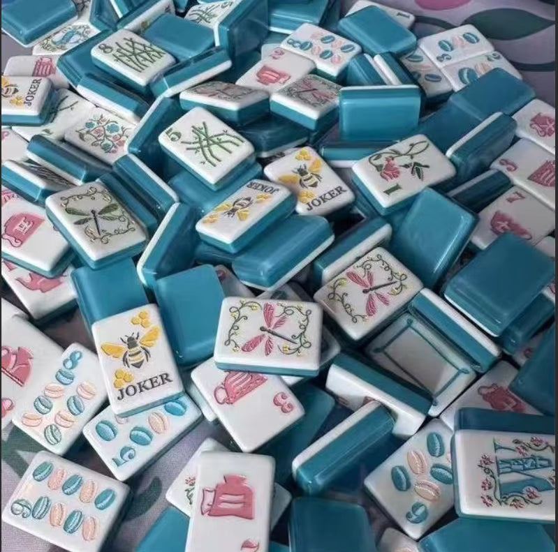 French Cafe American Mahjong Tiles