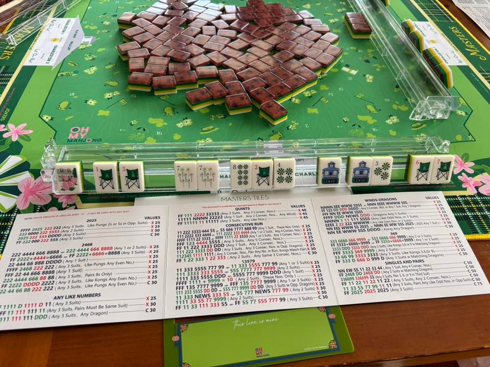 One Bam Birdies American Mahjong Tiles
