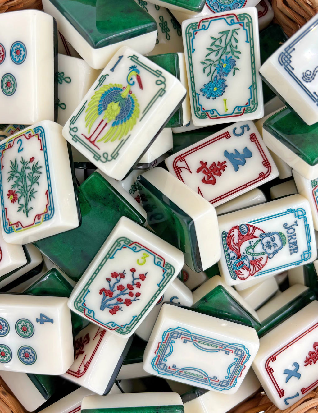 Happy Buddah American Mahjong Tiles