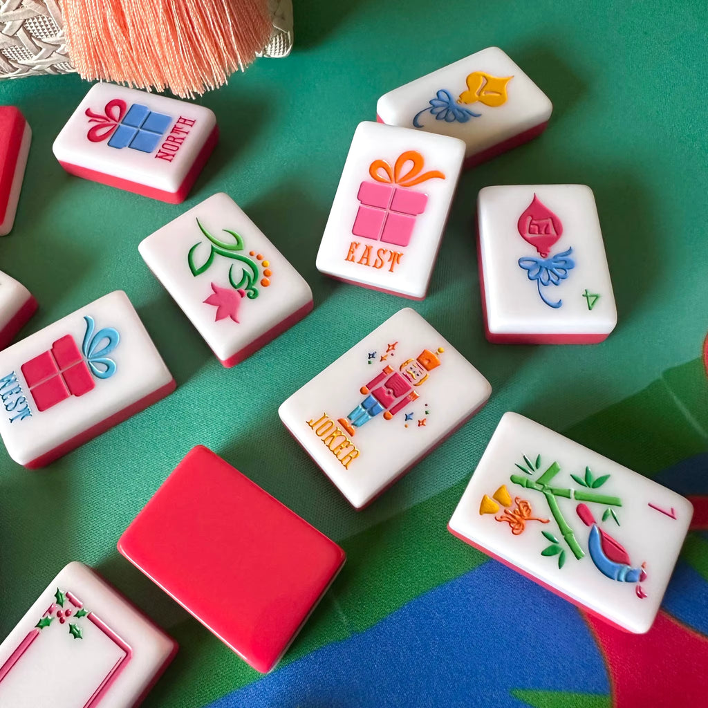 Holly Jolly American Majhjong Tiles