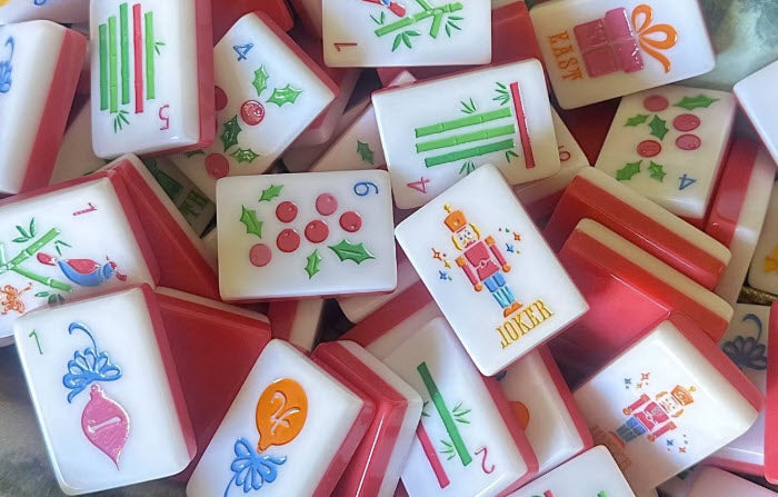 Holly Jolly American Majhjong Tiles