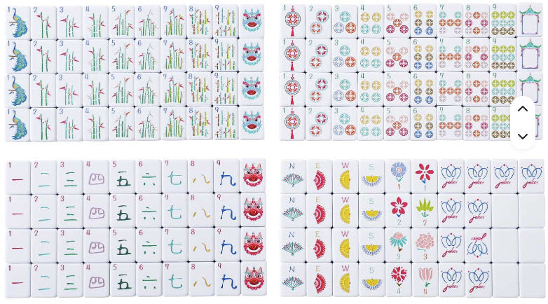 Modern Mahjong Tiles