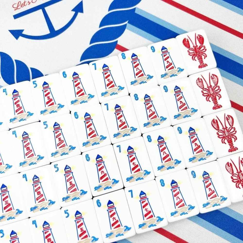 Nantucket Vacation American Mahjong Tile Set