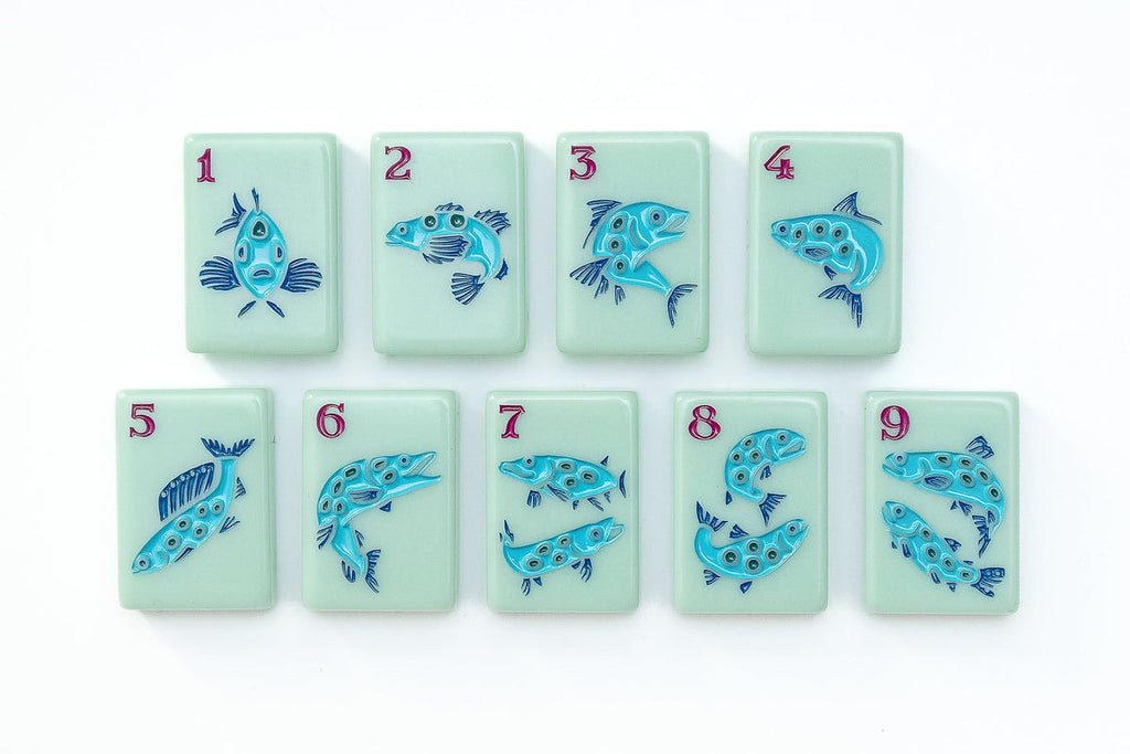 Outdoor Man American Mahjong Tiles