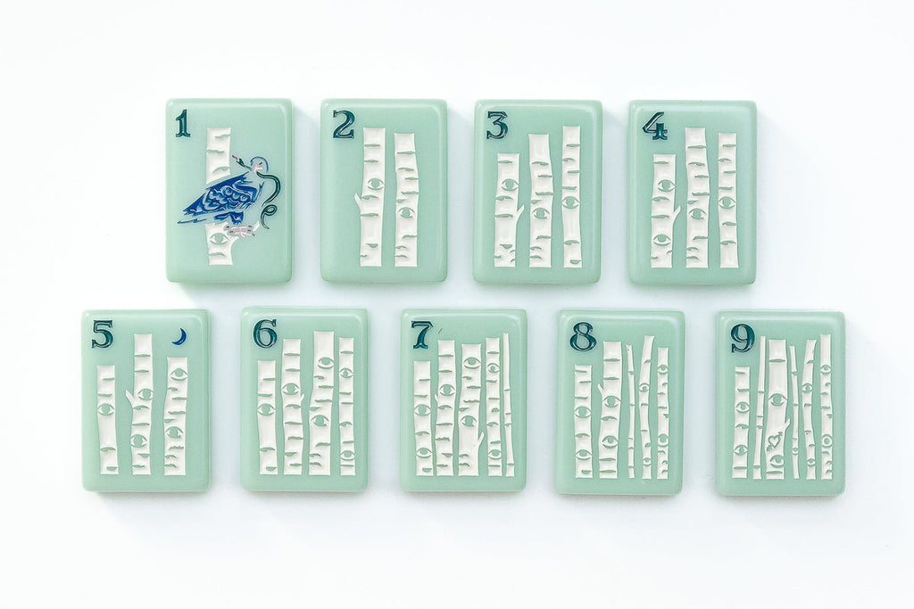 Outdoor Man American Mahjong Tiles