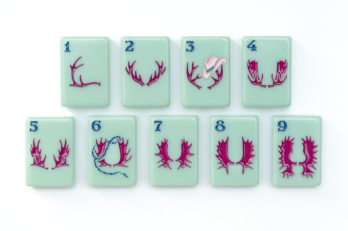 Outdoor Man American Mahjong Tiles