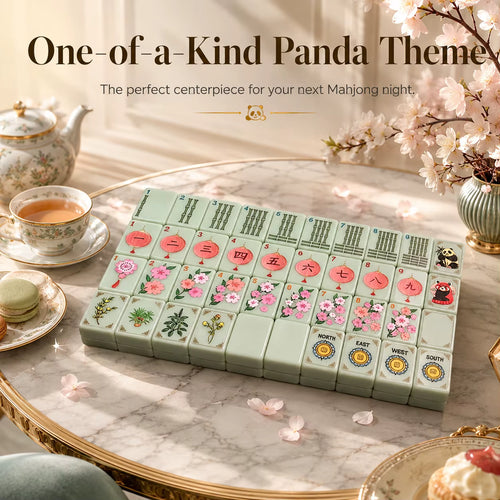Baby Panda American Mahjong Tiles