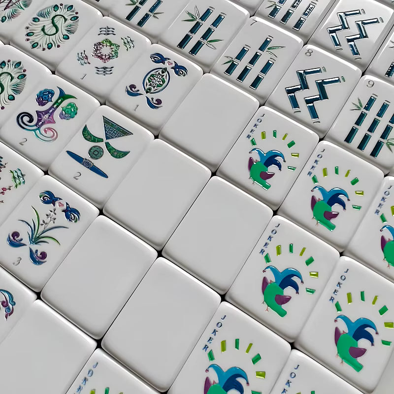 Pretty as a Peacock American Mahjong Tile Set